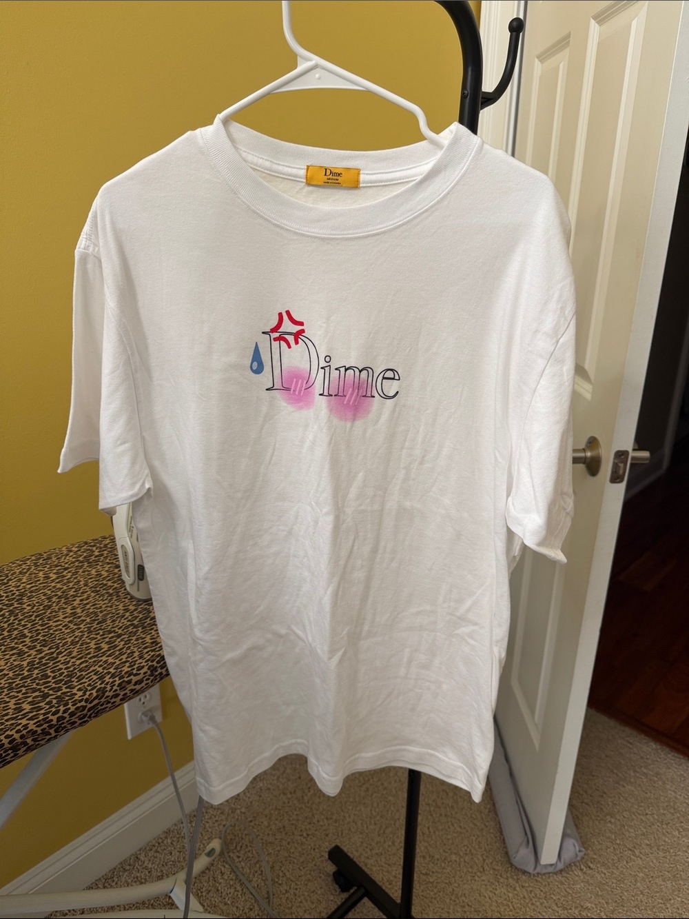 Dime White Short Sleeve Logo Tee